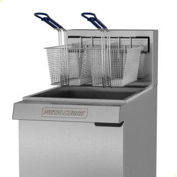 Fritador Premium A Gás Zona Fria De Óleo Metalcubas FOG 2C PRM