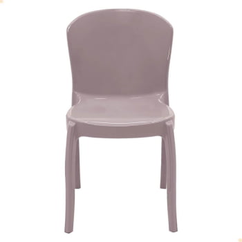 Kit 6 Cadeiras Tramontina Anna em Polipropileno Camurça 92028/210