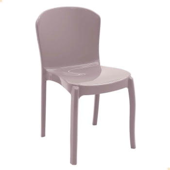 Kit 8 Cadeiras Tramontina Anna em Polipropileno Camurça 92028/210