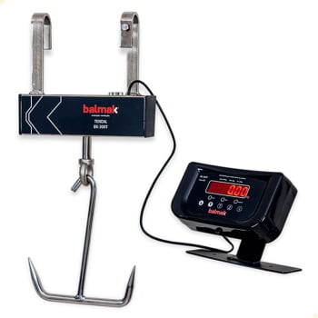 Balança Digital Tendal Balmak BK-300T Aço Carbono Gancho Duplo 300kg LED Com Bateria