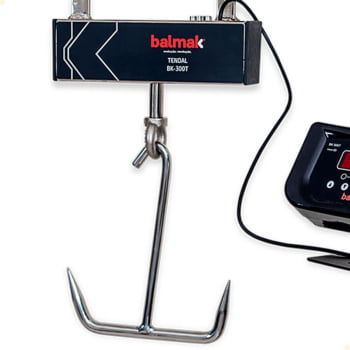 Balança Digital Tendal Balmak BK-300T Aço Carbono Gancho Duplo 300kg LED Com Bateria