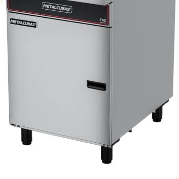 Fritador Industrial Elétrico Metalcubas FAO 3C Duplo Zona Fria Água e Óleo 380V Trifásico 45L