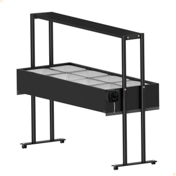 Buffet Térmico Aquecido Saro Inox 8 Cubas Com Tampa 220V Preto BF822  Buffet Térmico Aquecido Saro Inox 8 Cubas Com Tampa 220V Preto BF822