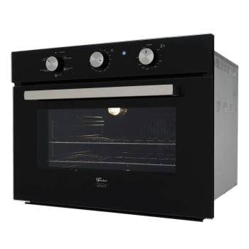 Kit Forno Elétrico Fischer Infinity Embutir 50L 5 Funções + Micro-ondas Infinity 25L Preto 220V