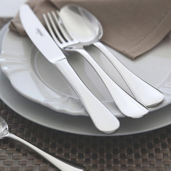 Faqueiro Tramontina Classic Em Aço Inox Facas De Mesa Forjadas Acabamento Brilho 42 Peças 66928180