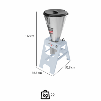 Liquidificador Comercial Skymsen Basculante Com Copo Monobloco Em Inox 220V LB15 534188