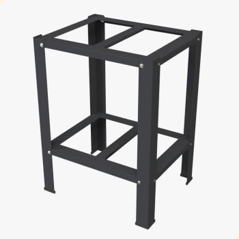 Forno Industrial Convector Venâncio Elétrico Smart Basic Azul 4 Esteiras 220v Com Cavalete