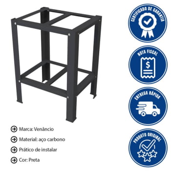 Forno Industrial Convector Venâncio Elétrico Smart Basic Azul 4 Esteiras 220v Com Cavalete