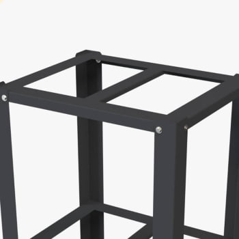 Forno Industrial Convector Venâncio Elétrico Smart Basic Azul 4 Esteiras 220v Com Cavalete