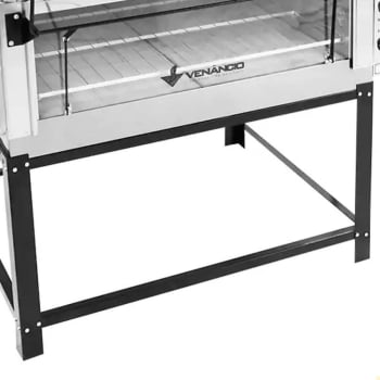 Forno Industrial Elétrico Venâncio Roma Aço Inox 110 cm com Pedra Refratária 220V FERI110