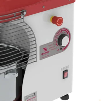 Batedeira Planetária Eletrônica Braesi 12 Litros Em Aço Inox BPEL-12 Bivolt 
