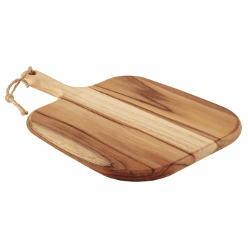 Tábua Para Queijos e Frios Tramontina Provence Em Madeira Teca FSC Com Cabo 40x28 cm 13409351