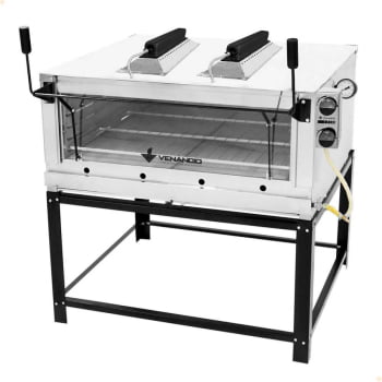 Forno Industrial Venâncio Roma Gratinador Infravermelho Camara em Inox Gás GLP FIRIV90 