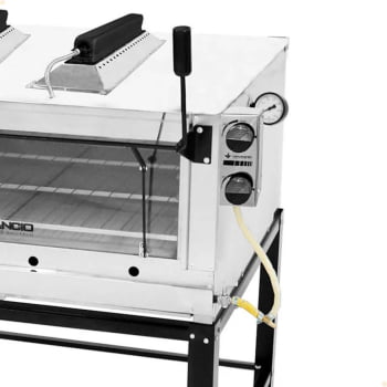 Forno Industrial Venâncio Roma Gratinador Infravermelho Camara em Inox Gás GLP FIRIV90 