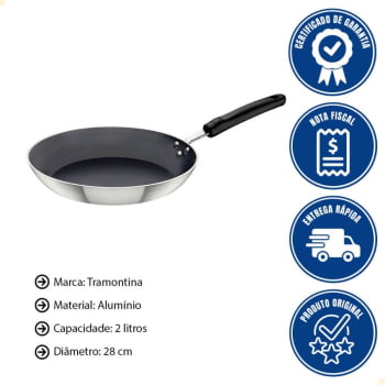 Frigideira Tramontina Profissional Alumínio Antiaderente Starflon Premium 20892028 28 cm 2 L