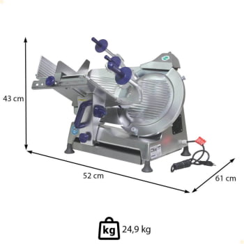 Cortador de Frios Semi-Automatico Gural Modelo GLP-330 BIivolt C006