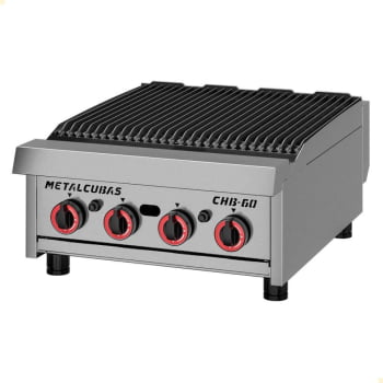 Chapa A Gás Char Broiler CHB 60 G2 Em Inox Metalcubas Chapa A Gás Char Broiler CHB 60 G2 Em Inox Metalcubas