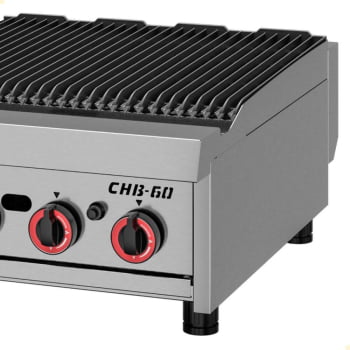 Chapa A Gás Char Broiler CHB 60 G2 Em Inox Metalcubas