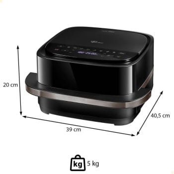 Fritadeira Air Fryer Fischer Dual Grill 4 Litros Digital 127V