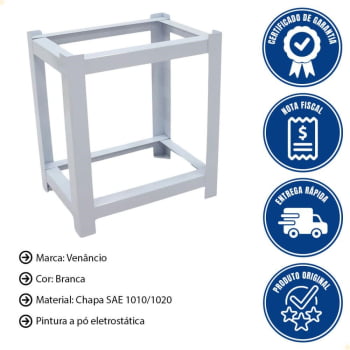 Cilindro Laminador Profissional De Coluna 39cm CLPSV39NR Venâncio 220V Com Cavalete