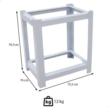 Cilindro Laminador Profissional De Coluna 39cm CLPSV39NR Venâncio 220V Com Cavalete