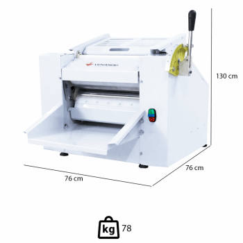 Cilindro Laminador Profissional De Coluna 39cm CLPSV39NR Venâncio 220V Com Cavalete