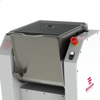 Amassadeira Braesi Semirrápida Basculante Industrial 60hz 25kg Cuba Em Inox Bivolt ALI-25/1 G3