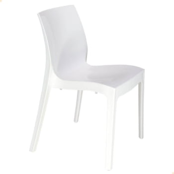 Cadeira Tramontina Alice Brilho Summa em Polipropileno Branco 92037010