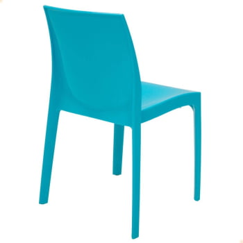 Cadeira Tramontina Alice Brilho Summa em Polipropileno Azul 92037070