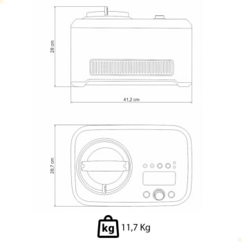 Sorveteira Tramontina by Breville Express em Aço Inox 12 Funções 127 V 69170011