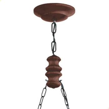 Lustre Muller Canga 1 Lâmpada Envelhecido 401E