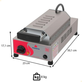 Máquina Elétrica de Crepe Suiço Palito Progás PRK-06 Style 6 Cavidades 220V P29002