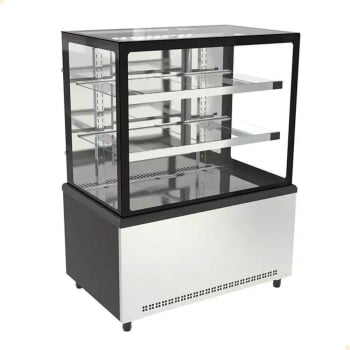 Balcão Venancio Vitrine Prime Ar Forçado Led Frio Vidro Duplo Low-E Fech Fron 220V 391L PBV10 22561