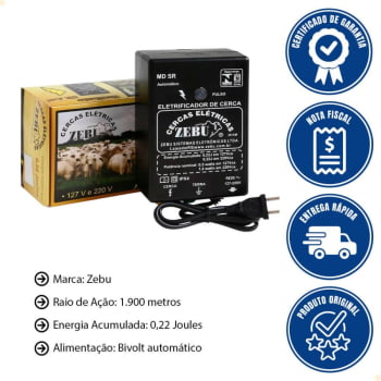 Eletrificador Zebu SR Automático 28606