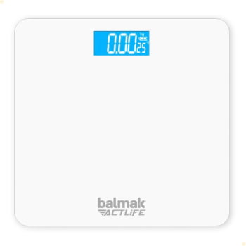 Balança Digital Pessoal Balmak Slim-180 LED 180Kg 4 sensores Display De Alta Definição