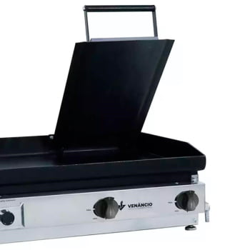 Chapa Bifeteira Venâncio a Gás 65cm Deguste Luxo 4,76mm de Espessura Com Prensa C65P
