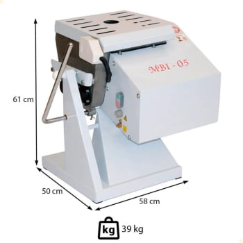 Amassadeira Basculante Semirrápida Gastromaq MBI-05 com Capacidade de 5 kg Bivolt - 4148G(27408) 