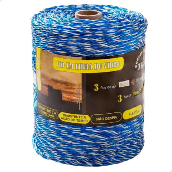 Fio Fibra de Vidro Zebu 500M Azul 32344