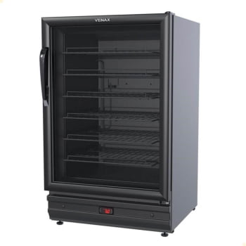 Adega Venax 175L Para 48 Garrafas Preto Fosco 127V 7845