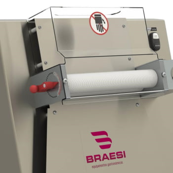 Modeladora de Pizza Braesi BMPZ-40 40cm Bivolt 60Hz Aço Inox B18101