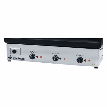 Chapa Bifeteira Venâncio Deguste Luxo Elétrica Bancada Em Aço 81,5Cm 220V CE80 49813