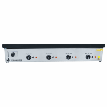 Chapa Bifeteira Venâncio Deguste Luxo Elétrica Bancada Em Aço 101,5 Cm 220V CE100 49815