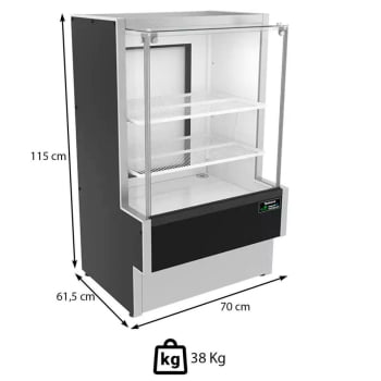 Balcão Caixa Eco-Lite Venâncio Standard Seco 242 L 220V LED VBVEC7C 51961