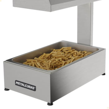 Conservador De Fritura Elétrico Metalcubas Em Inox 2,5KG 220V MCF01CG