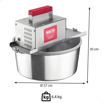 Panela Misturador de Chocolate Malta Elétrico 8 Litros Bivolt 3105478