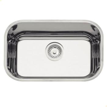Cuba Tramontina Lavínia 47 BL Prime em Aço Inox Alto Brilho 47x30 cm com Válvula 94022207