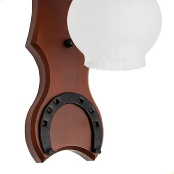 Arandela Muller Sela de Cavalo 1 Lâmpada Envelhecido 930E