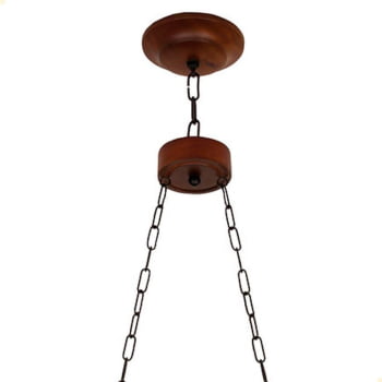 Lustre Muller Country 2 Lâmpadas Envelhecido 942E