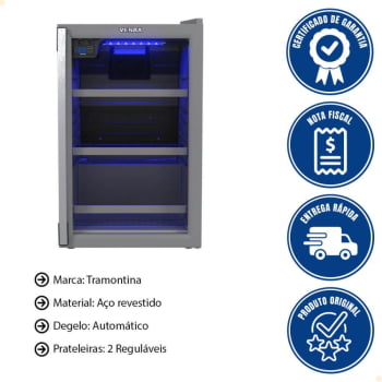 Cervejeira Venax Expvbl102 102 Litros Cinza 220V 37748