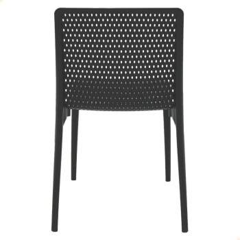 Kit 8 Cadeiras Tramontina Isabelle em Polipropileno e Fibra de Vidro Preto 92150009